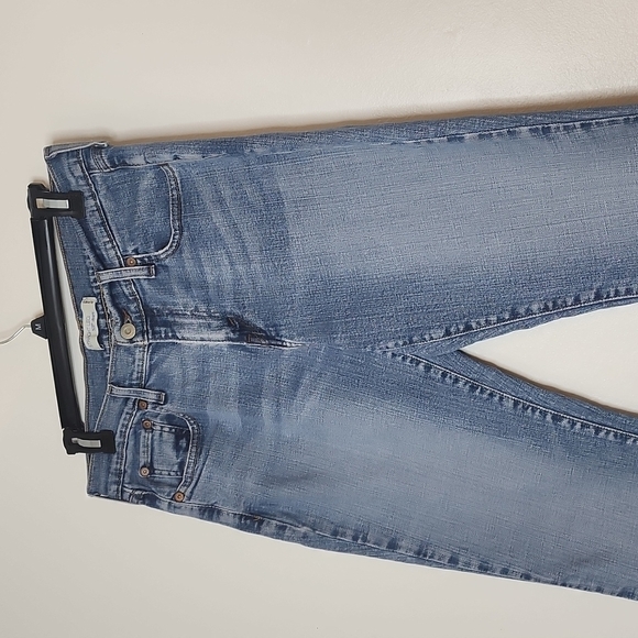 Levis 505 Straight Leg Womens Jeans Classic Medium Wash Summer Faded Iconic - Picture 9 of 16